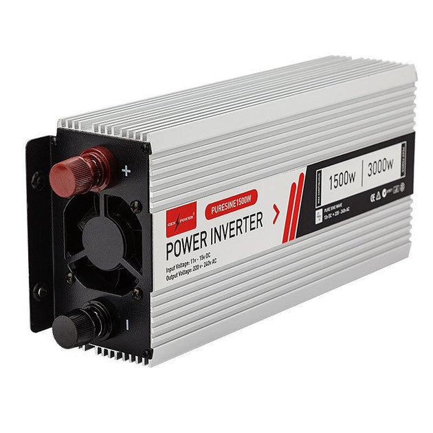 Buy GENPOWER Pure Sine Wave 1500W/3000W 12V/240V Power Inverter Caravan Boat CarPlug discounted | Products On Sale Australia