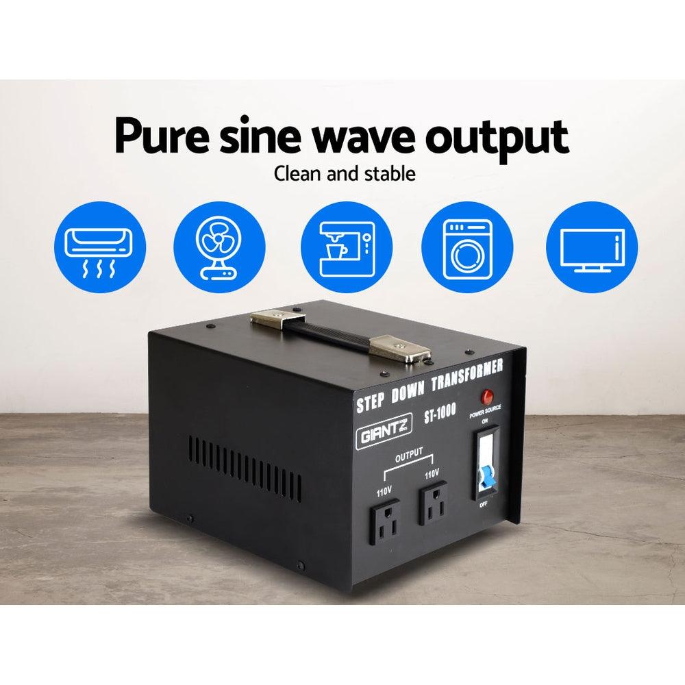 Buy Giantz 1000 Watt Step Down Transformer discounted | Products On Sale Australia