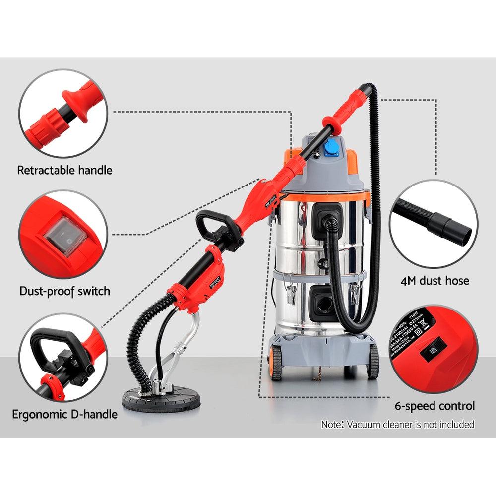 Buy Giantz 800W Drywall Sander Plaster Wall Board Dust discounted | Products On Sale Australia