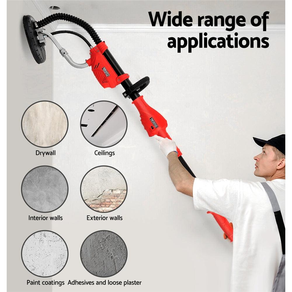 Buy Giantz 800W Drywall Sander Plaster Wall Board Dust discounted | Products On Sale Australia