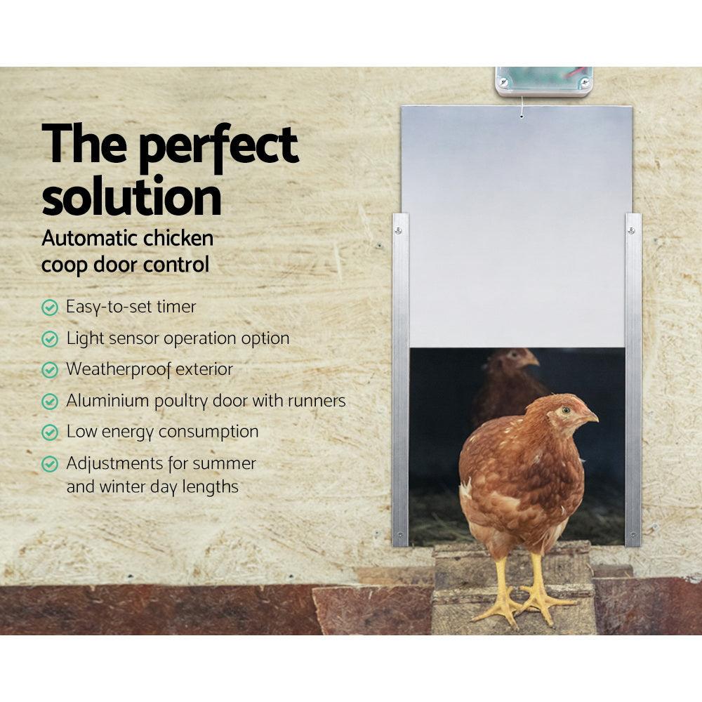 Buy Giantz Automatic Chicken Coop Door Opener discounted | Products On Sale Australia