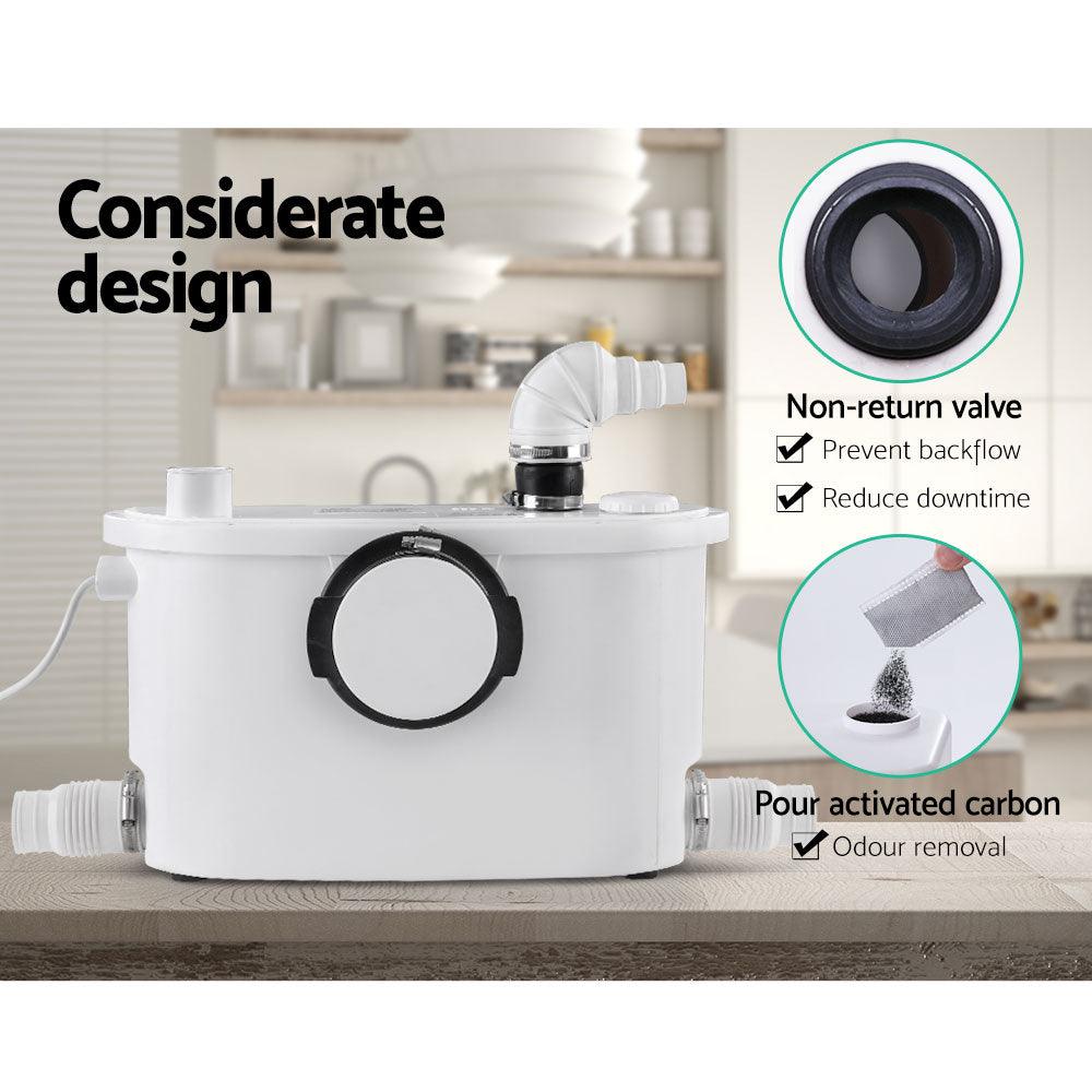 Buy Giantz Macerator Sewerage Pump Waste Water Marine Toilet Disposal Unit Clean discounted | Products On Sale Australia