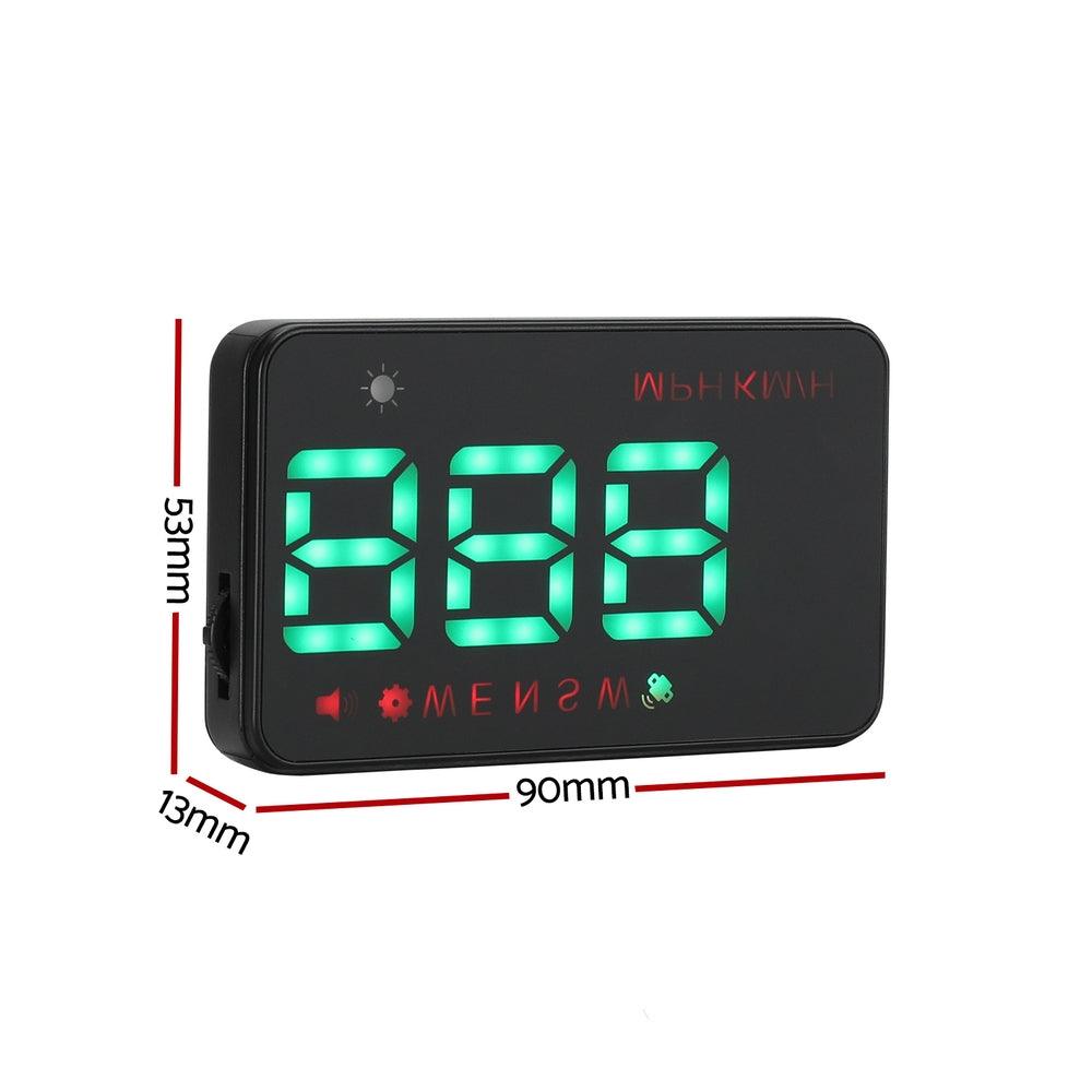 Buy Giantz Universal Car Digital GPS Speedometer HUD Display Overspeed Warning Alarm 2 Modes discounted | Products On Sale Australia