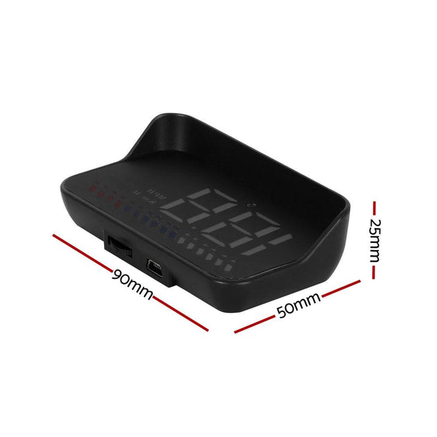 Buy Giantz Universal Car Digital GPS Speedometer OBDHeads Up Display Overspeed Warning Alarm | Products On Sale Australia