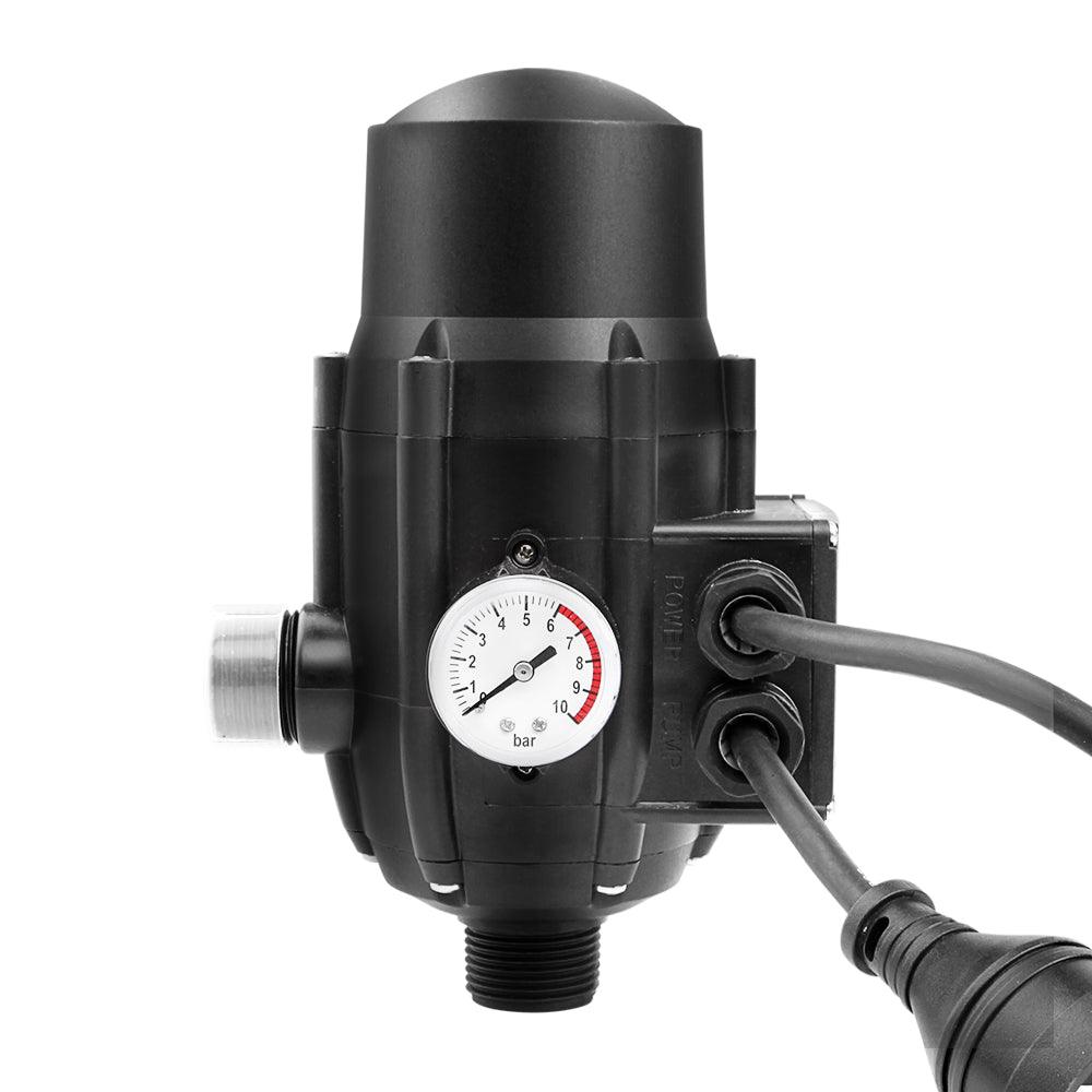 Buy Giantz Water Pressure Pump Controller Auto Switch Control Electric Electronic Black discounted | Products On Sale Australia