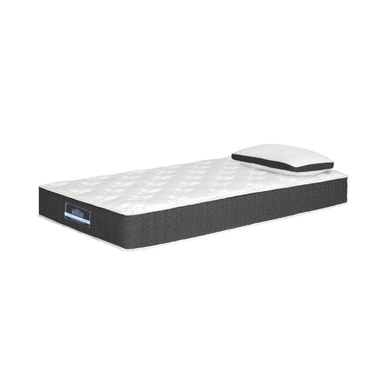 Buy Giselle Bedding 18cm Mattress Medium Soft w/Pillows Single discounted | Products On Sale Australia