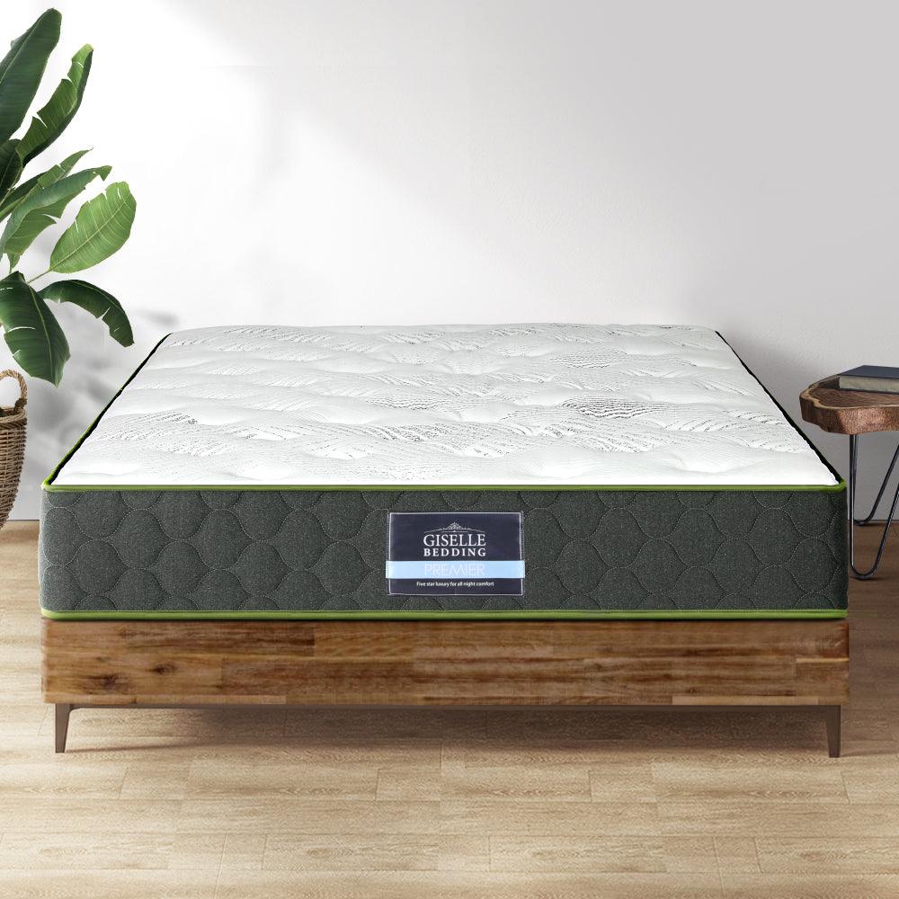 Buy Giselle Bedding 25cm Mattress Green Tea Foam Double discounted | Products On Sale Australia