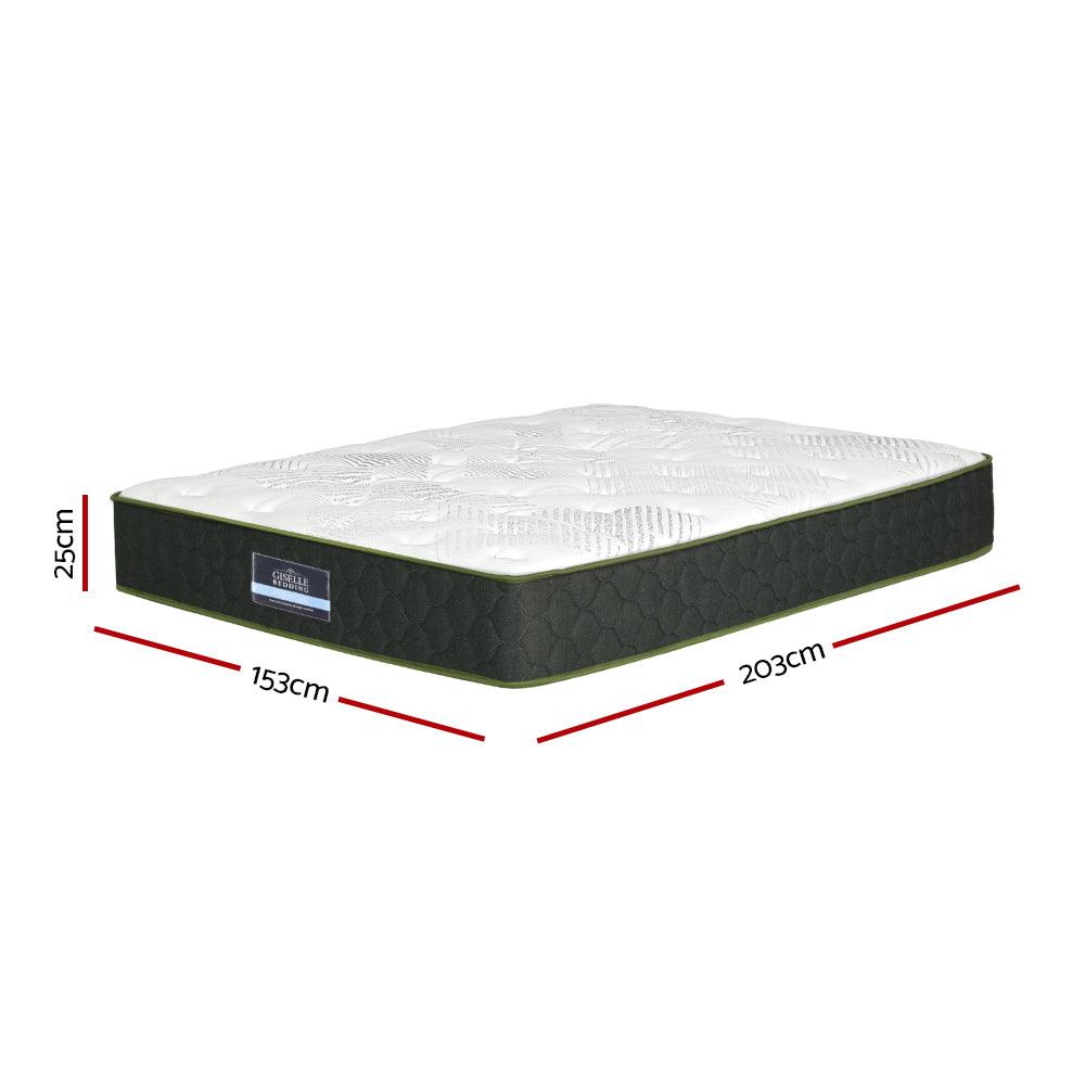 Buy Giselle Bedding 25cm Mattress Green Tea Foam Queen discounted | Products On Sale Australia