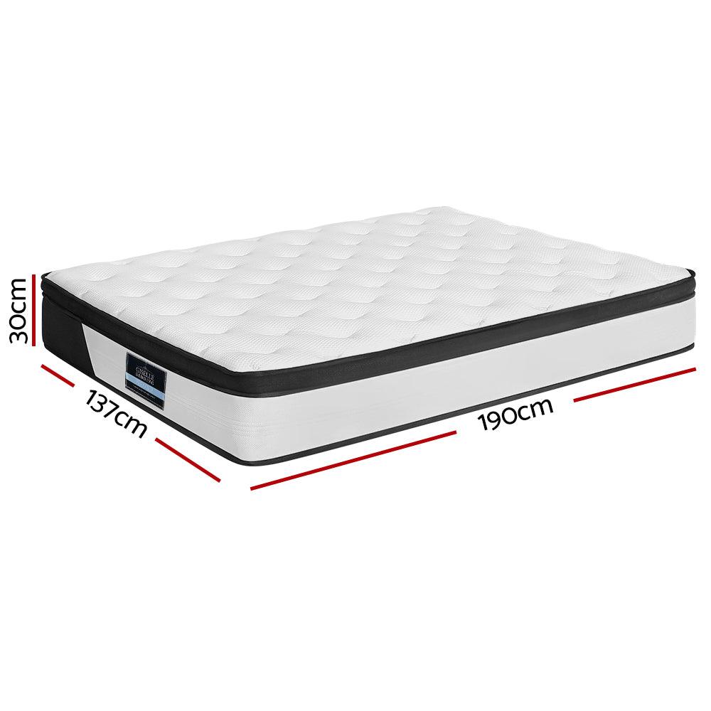 Buy Giselle Bedding 30cm Mattress Euro Top Double discounted | Products On Sale Australia