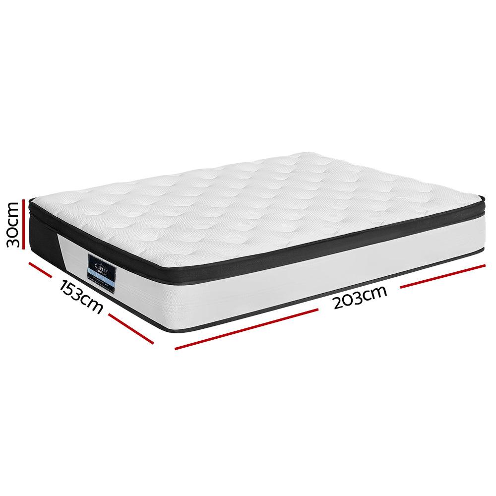 Buy Giselle Bedding 30cm Mattress Euro Top Queen discounted | Products On Sale Australia