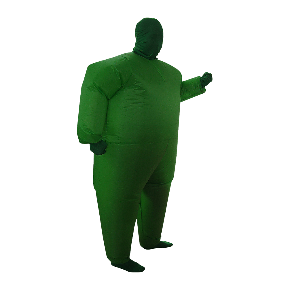 Buy Go Green Inflatable Costume Fancy Dress Suit Fan Operated discounted | Products On Sale Australia