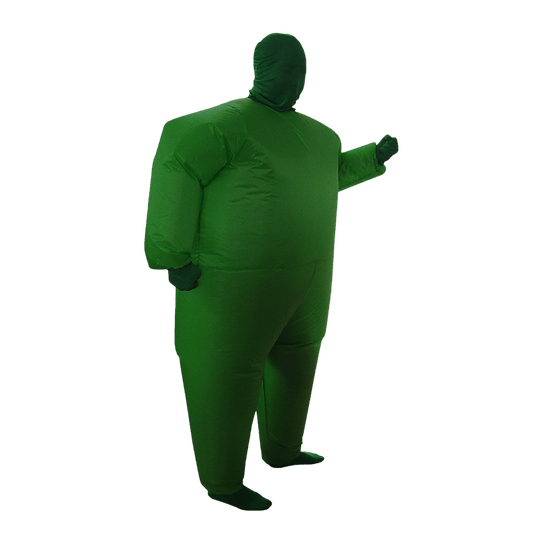 Buy Go Green Inflatable Costume Fancy Dress Suit Fan Operated discounted | Products On Sale Australia