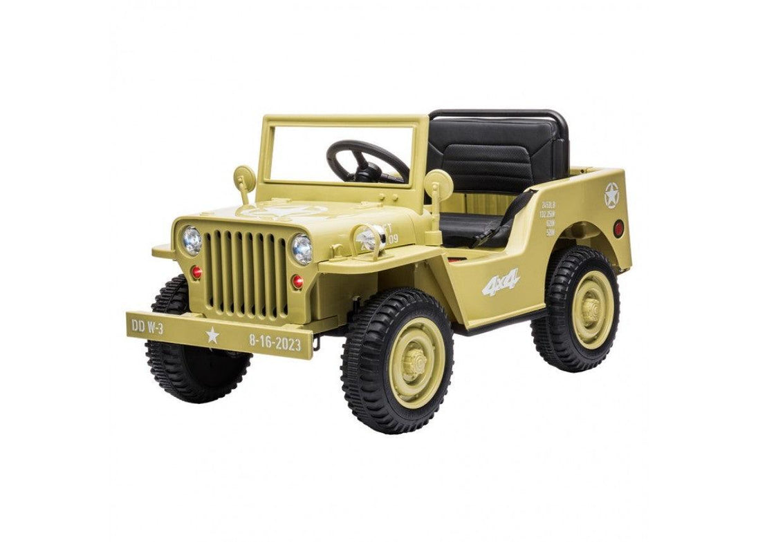 Buy Go Skitz Major 12V Electric Ride On - Khaki discounted | Products On Sale Australia