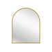 Buy Gold Metal Arch Mirror - Small 80cm x 100cm discounted | Products On Sale Australia