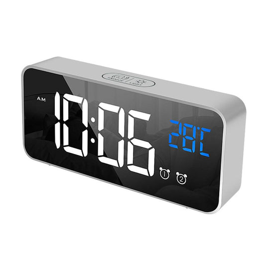 Buy GOMINIMO Digital Clock Mirrored Grey discounted | Products On Sale Australia