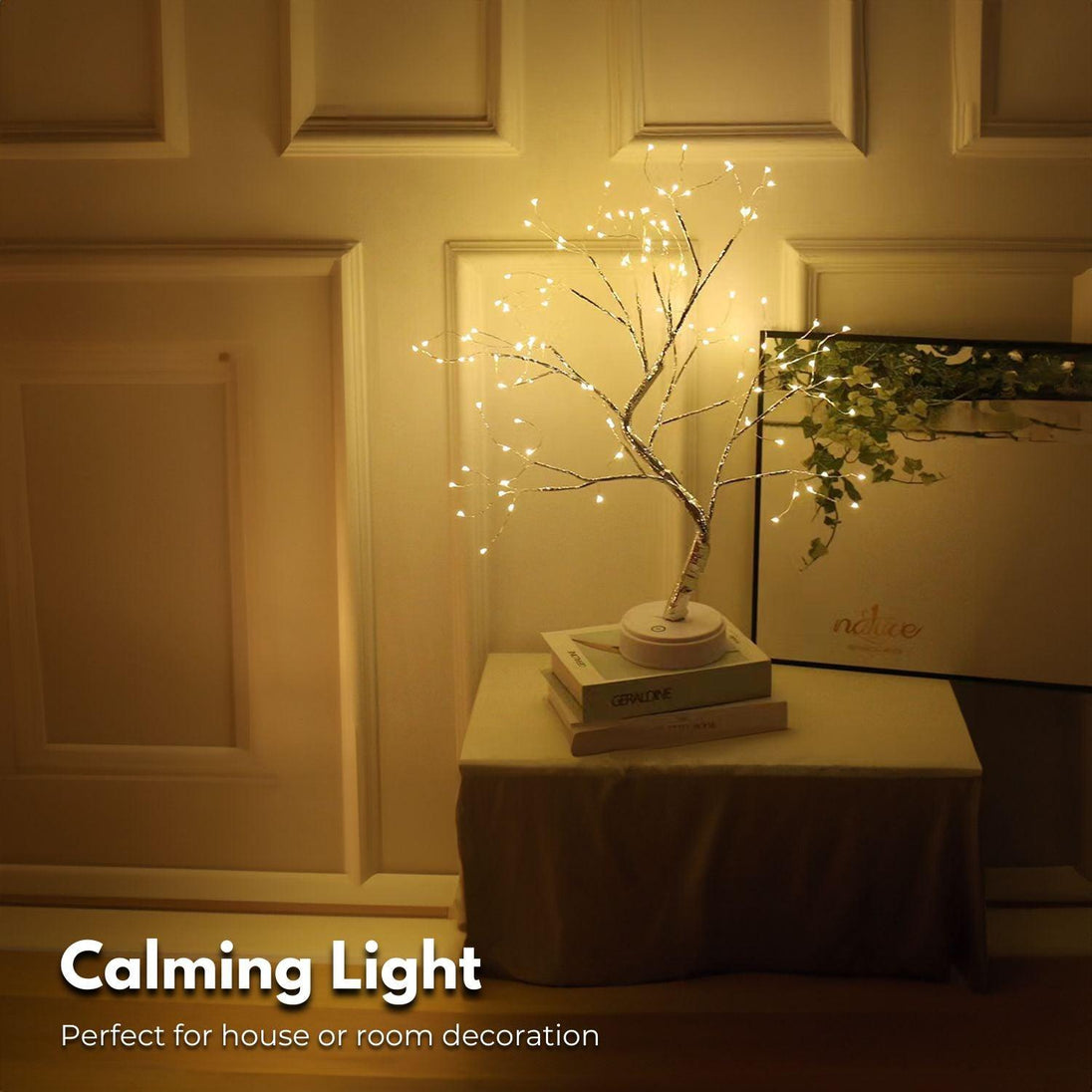 Buy GOMINIMO Wood Desk Lamp- Bonsai Fairy Tree Lights Warm White- discounted | Products On Sale Australia