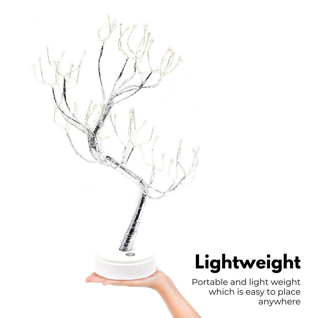 Buy GOMINIMO Wood Desk Lamp- Bonsai Fairy Tree Lights Warm White- discounted | Products On Sale Australia