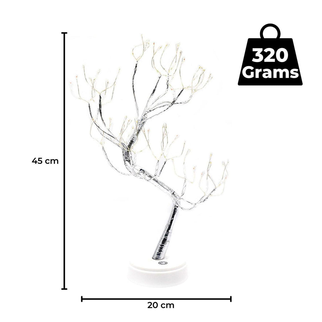 Buy GOMINIMO Wood Desk Lamp- Bonsai Fairy Tree Lights Warm White- discounted | Products On Sale Australia