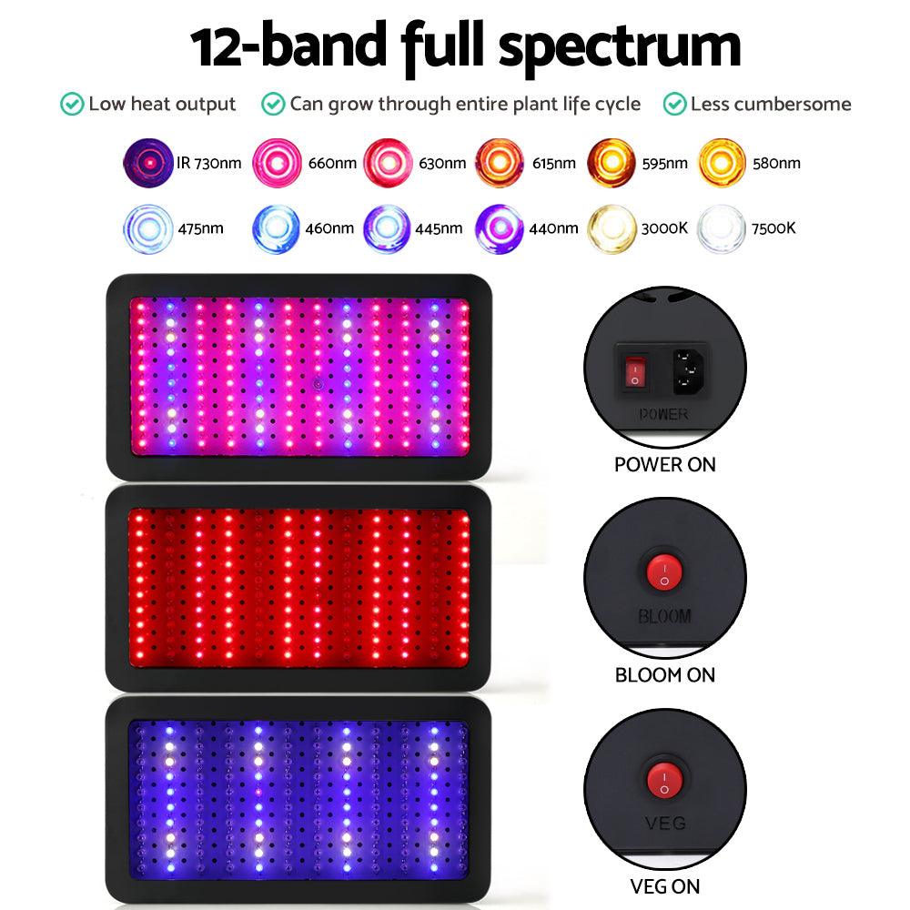 Buy Greenfingers 1200W LED Grow Light Full Spectrum discounted | Products On Sale Australia