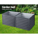 Buy Greenfingers 2x Garden Bed 100x100x77cm Planter Box Raised Container Galvanised discounted | Products On Sale Australia