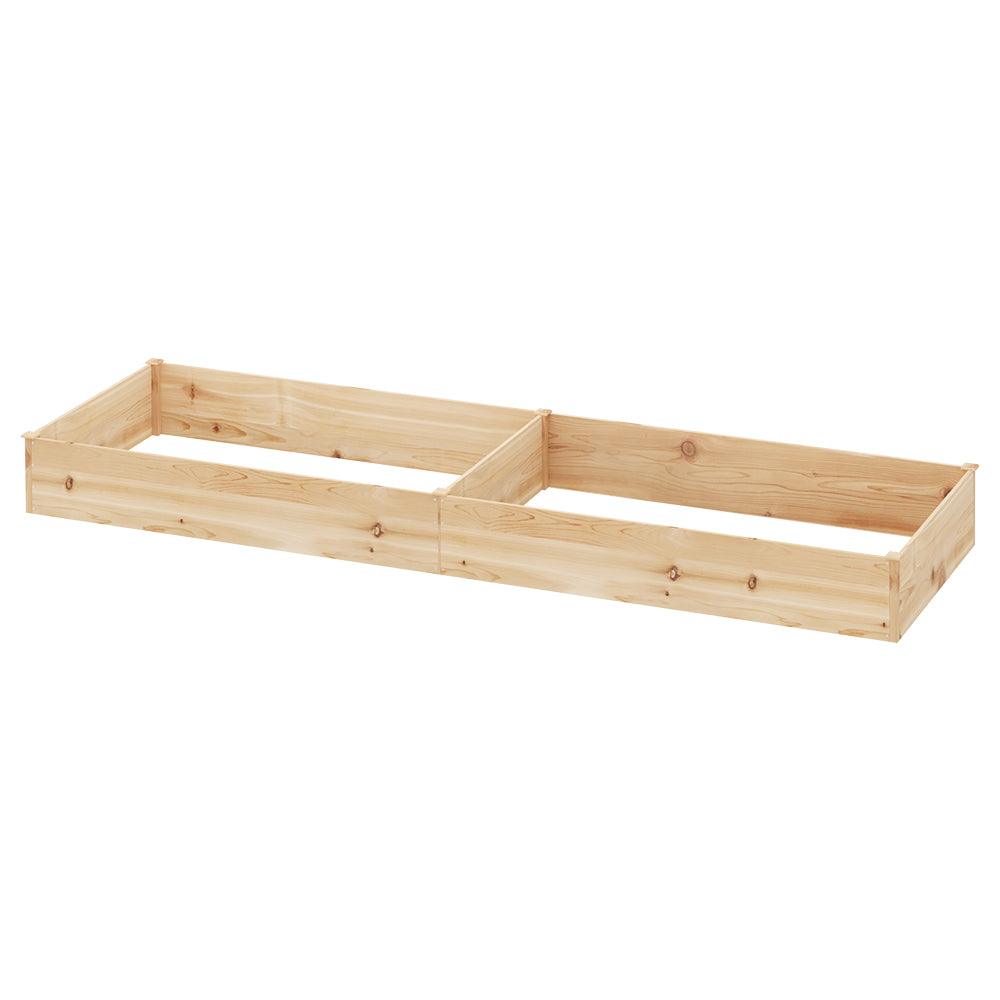 Buy Greenfingers Garden Bed 150x90x30cm Wooden Planter Box Raised Container Growing discounted | Products On Sale Australia