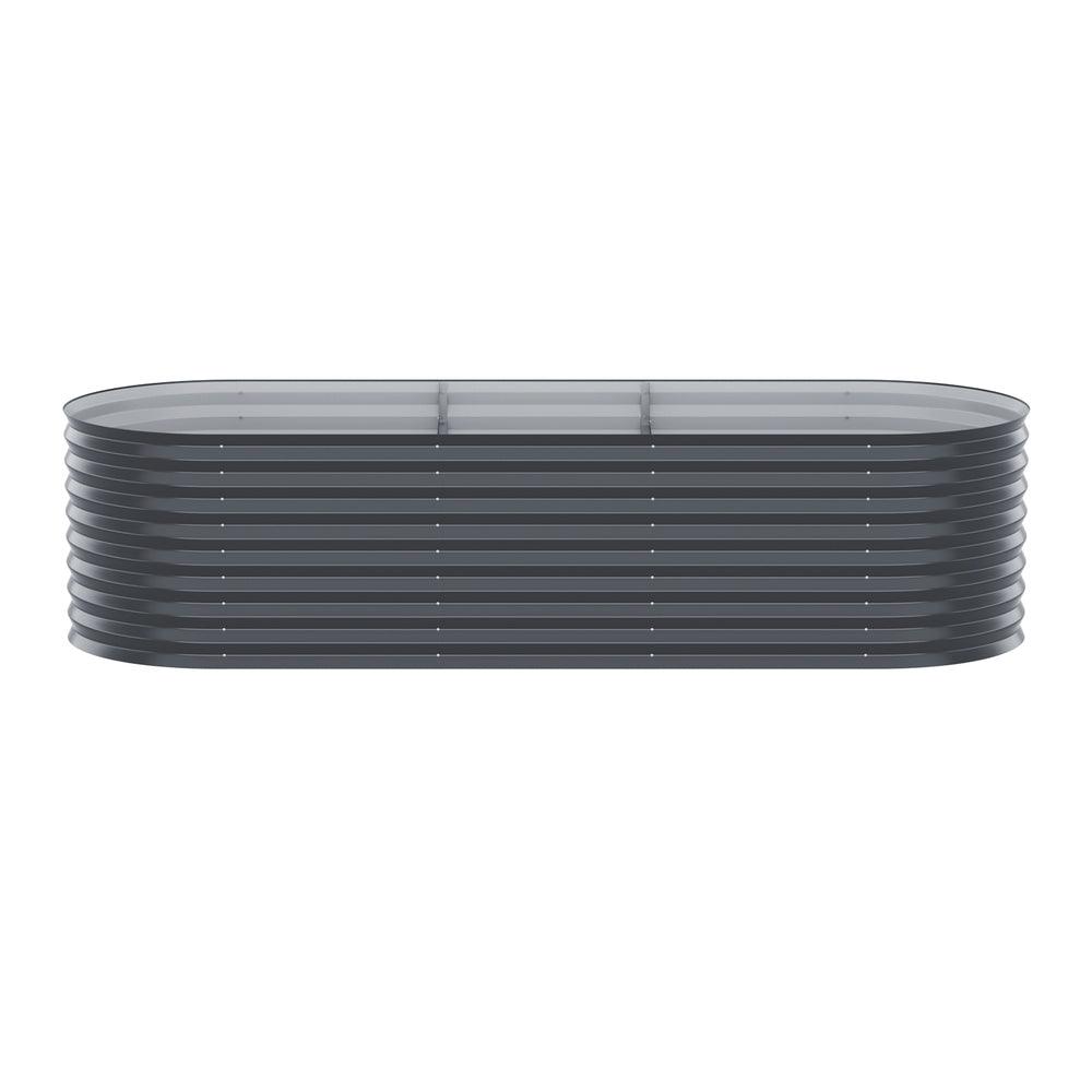 Buy Greenfingers Garden Bed 240X80X56cm Oval Planter Box discounted | Products On Sale Australia