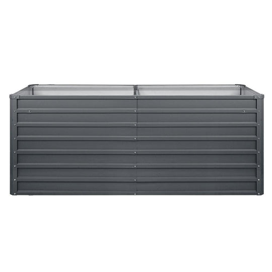 Buy Greenfingers Garden Bed 240x80x77cm Planter Box Raised Container Galvanised Herb discounted | Products On Sale Australia