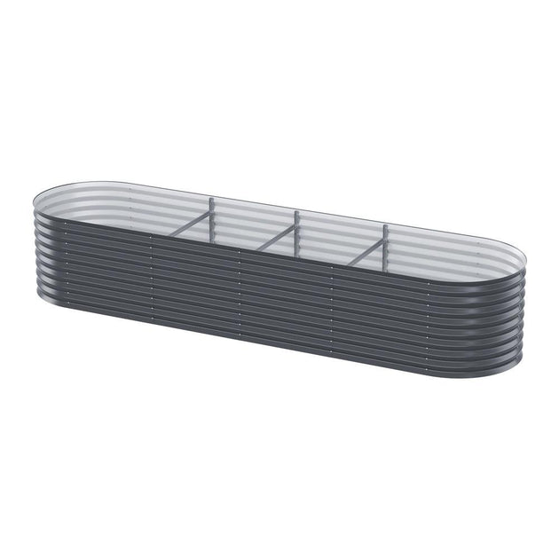 Buy Greenfingers Garden Bed 320X80X56cm Oval Planter Box discounted | Products On Sale Australia