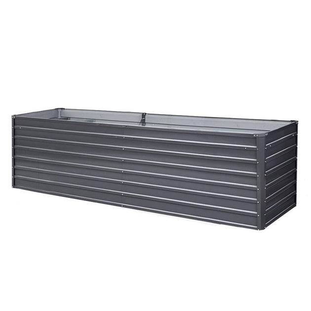 Buy Greenfingers Garden Bed 320x80x77cm Planter Box Raised Container Galvanised Herb discounted | Products On Sale Australia