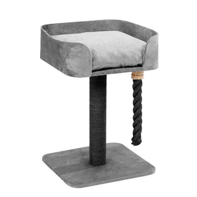 Buy Grey Cat Scratching Tree Scratcher Post Pole Furniture Gym House | Products On Sale Australia