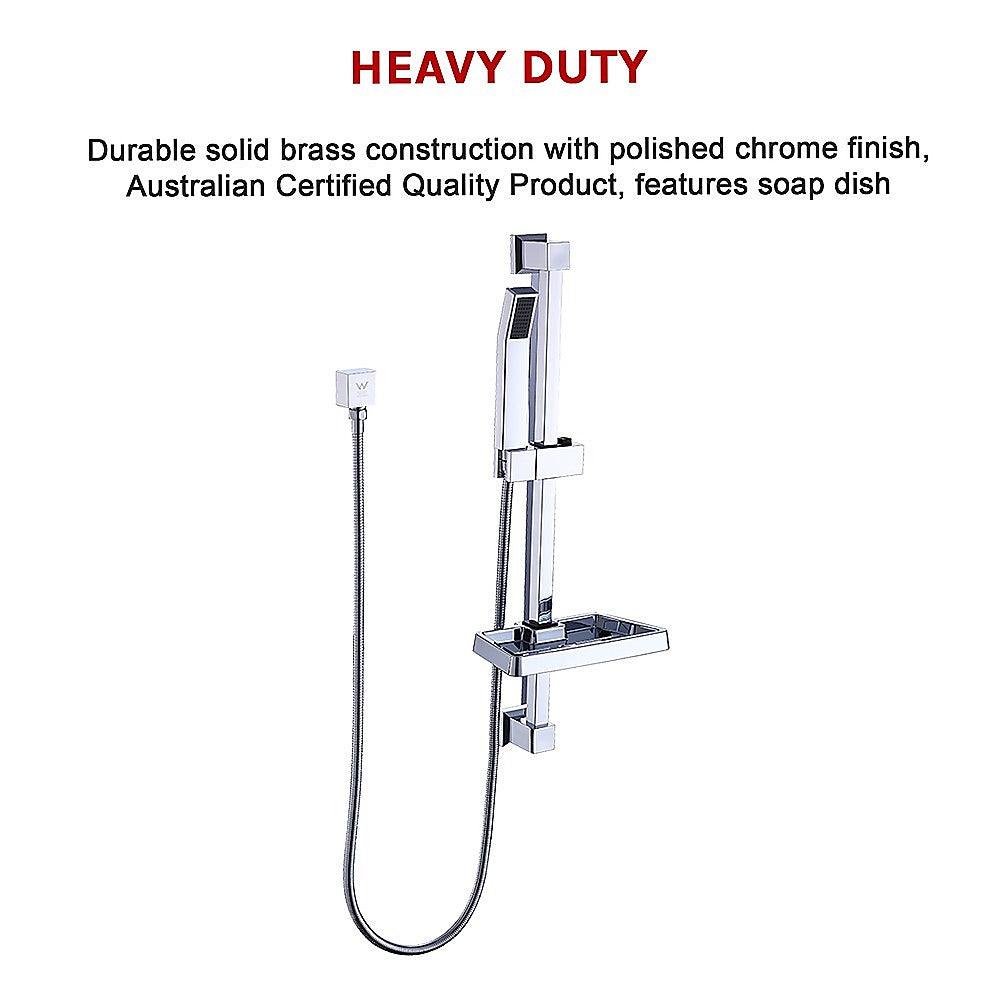 Buy Hand Held Shower Rail Soap Dish Bathroom Set discounted | Products On Sale Australia