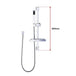 Buy Hand Held Shower Rail Soap Dish Bathroom Set discounted | Products On Sale Australia