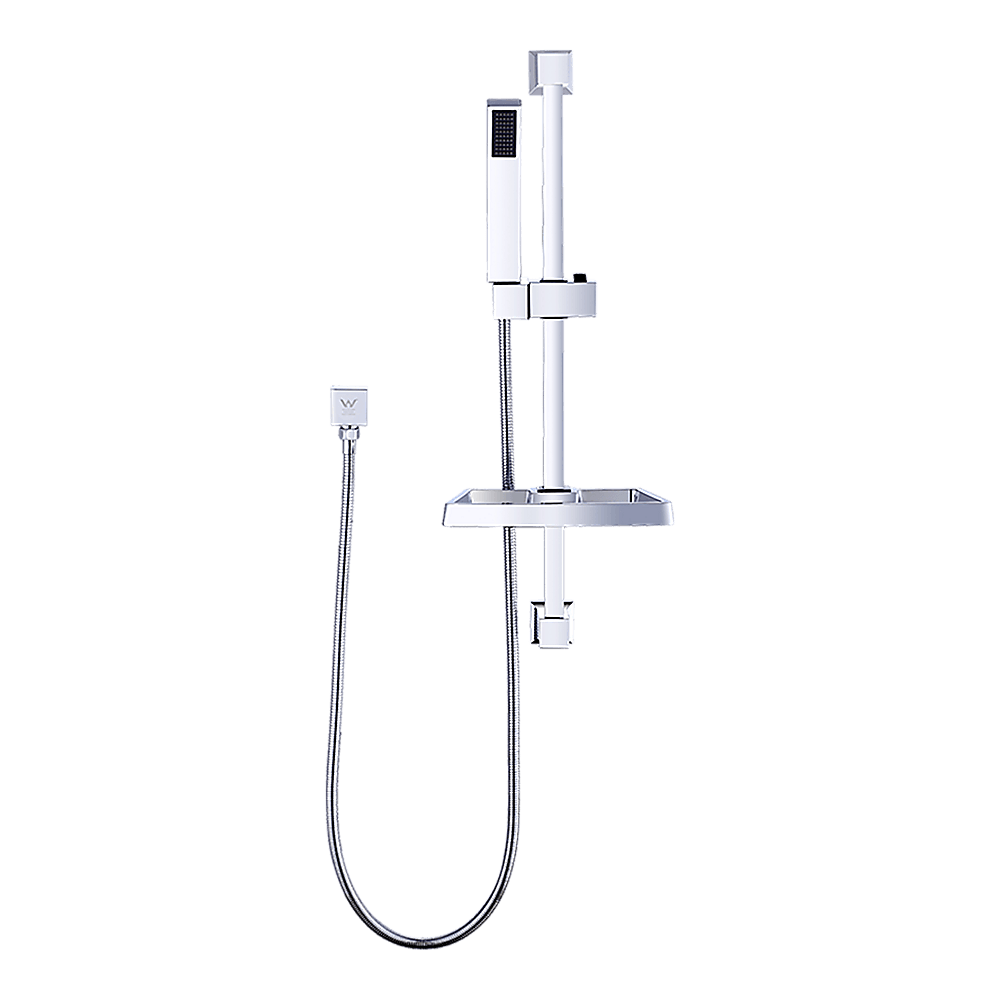 Buy Hand Held Shower Rail Soap Dish Bathroom Set discounted | Products On Sale Australia