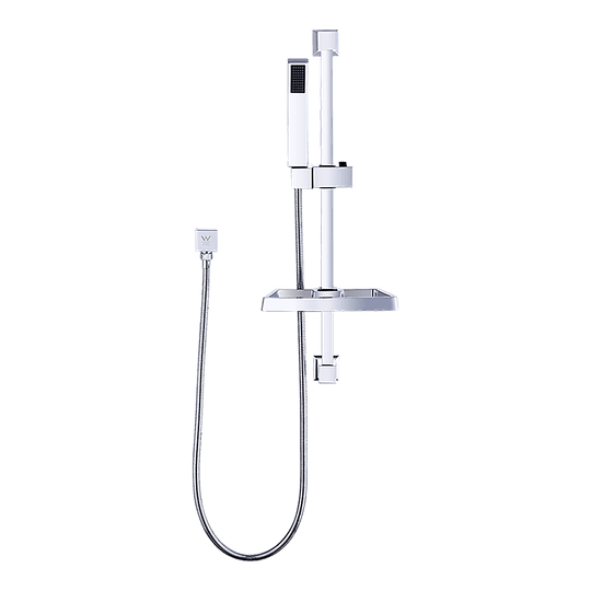 Buy Hand Held Shower Rail Soap Dish Bathroom Set discounted | Products On Sale Australia