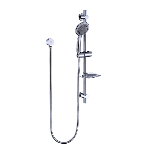 Buy Hand Held Shower Rail Soap Dish Bathroom Set discounted | Products On Sale Australia