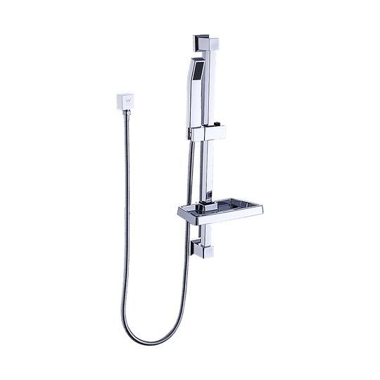 Buy Hand Held Shower Rail Soap Dish Bathroom Set discounted | Products On Sale Australia