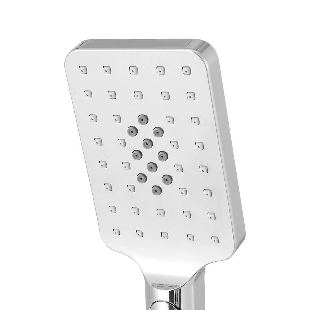 Buy Handheld Shower Head 3.1'' High Pressure 3 Spray Modes Square Chrome discounted | Products On Sale Australia