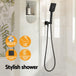 Buy Handheld Shower Head Holder 3.1'' High Pressure Black discounted | Products On Sale Australia