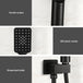 Buy Handheld Shower Head Holder 3.1'' High Pressure Black discounted | Products On Sale Australia