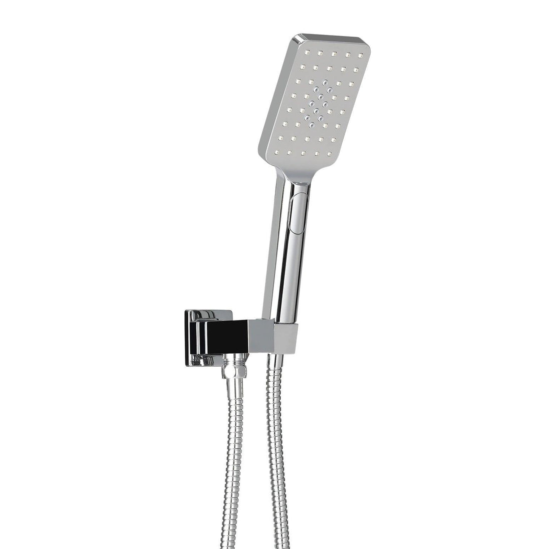 Buy Handheld Shower Head Holder 3.1'' High Pressure Silver discounted | Products On Sale Australia