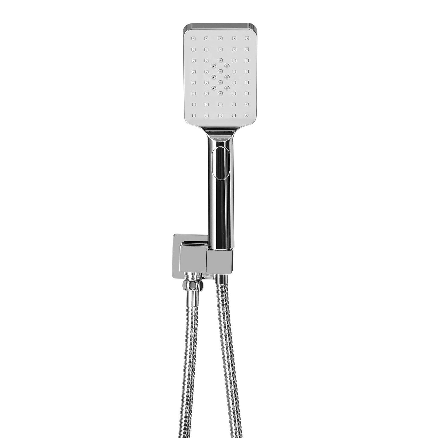 Buy Handheld Shower Head Holder 3.1'' High Pressure Silver discounted | Products On Sale Australia