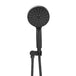 Buy Handheld Shower Head Holder 4.7'' High Pressure Black discounted | Products On Sale Australia