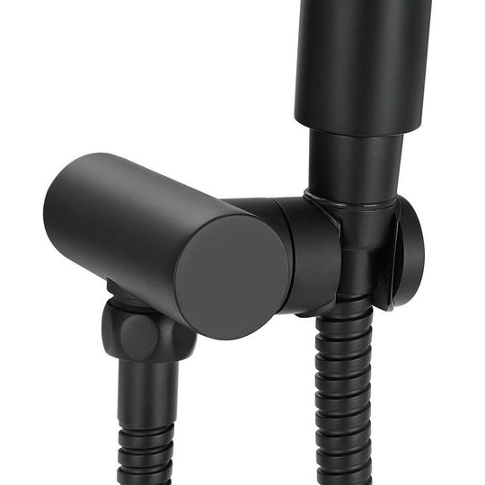 Buy Handheld Shower Head Holder 4.7'' High Pressure Black discounted | Products On Sale Australia