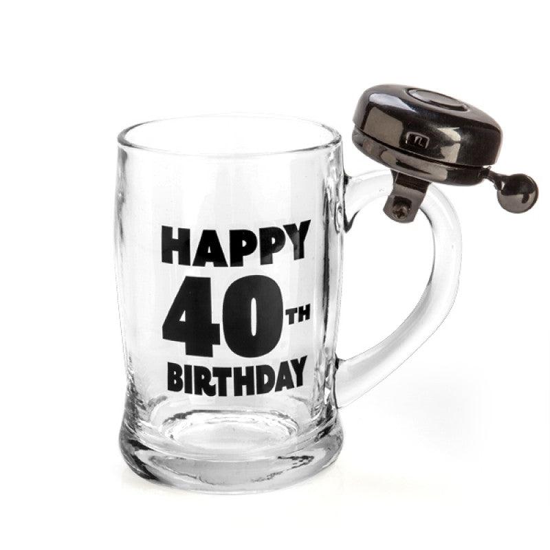 Buy Happy 40th Birthday Bell Mug discounted | Products On Sale Australia