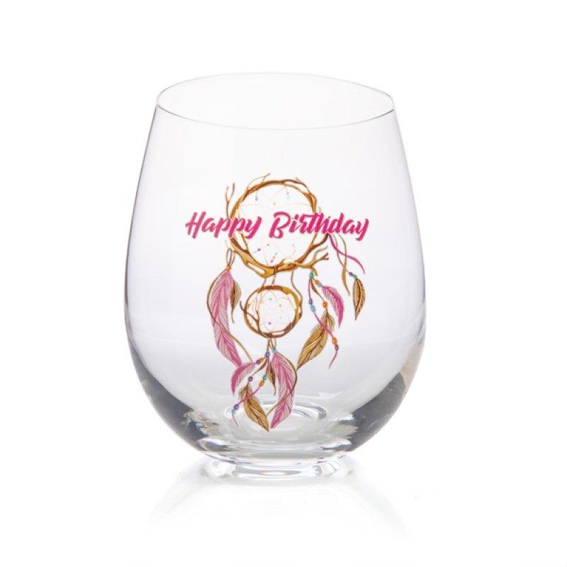 Buy Happy Birthday Tallulah Dream Stemless Glass discounted | Products On Sale Australia