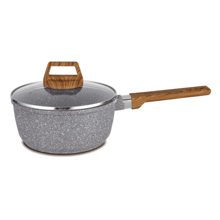 Buy Hello Kitchen Non-stick Marble Saucepan 18cm/20cm - 20cm discounted | Products On Sale Australia