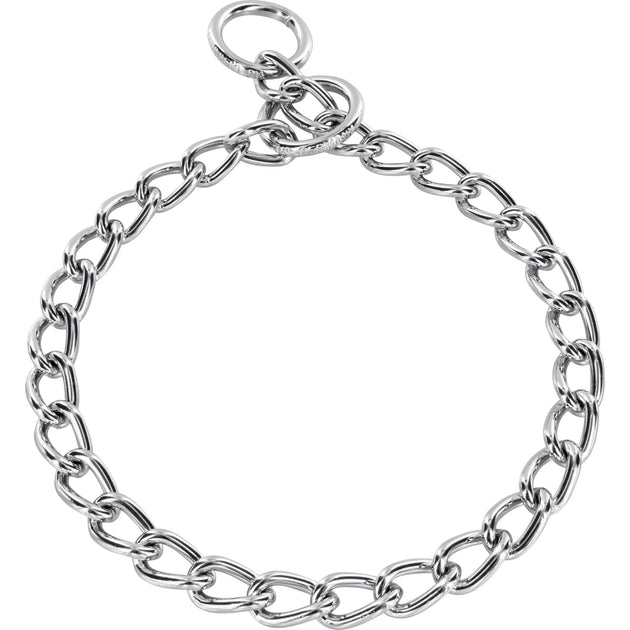 Buy Herm Sprenger 4.0mm Chrome Standard Round Links 50cm discounted | Products On Sale Australia