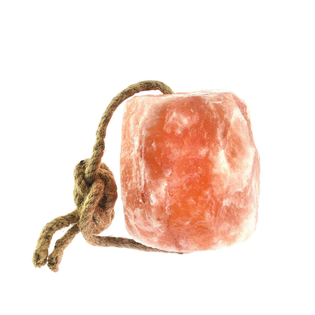 Buy Himalayan Pink Salt Lick Rock - For Animals and Livestock With Hanging Rope discounted | Products On Sale Australia