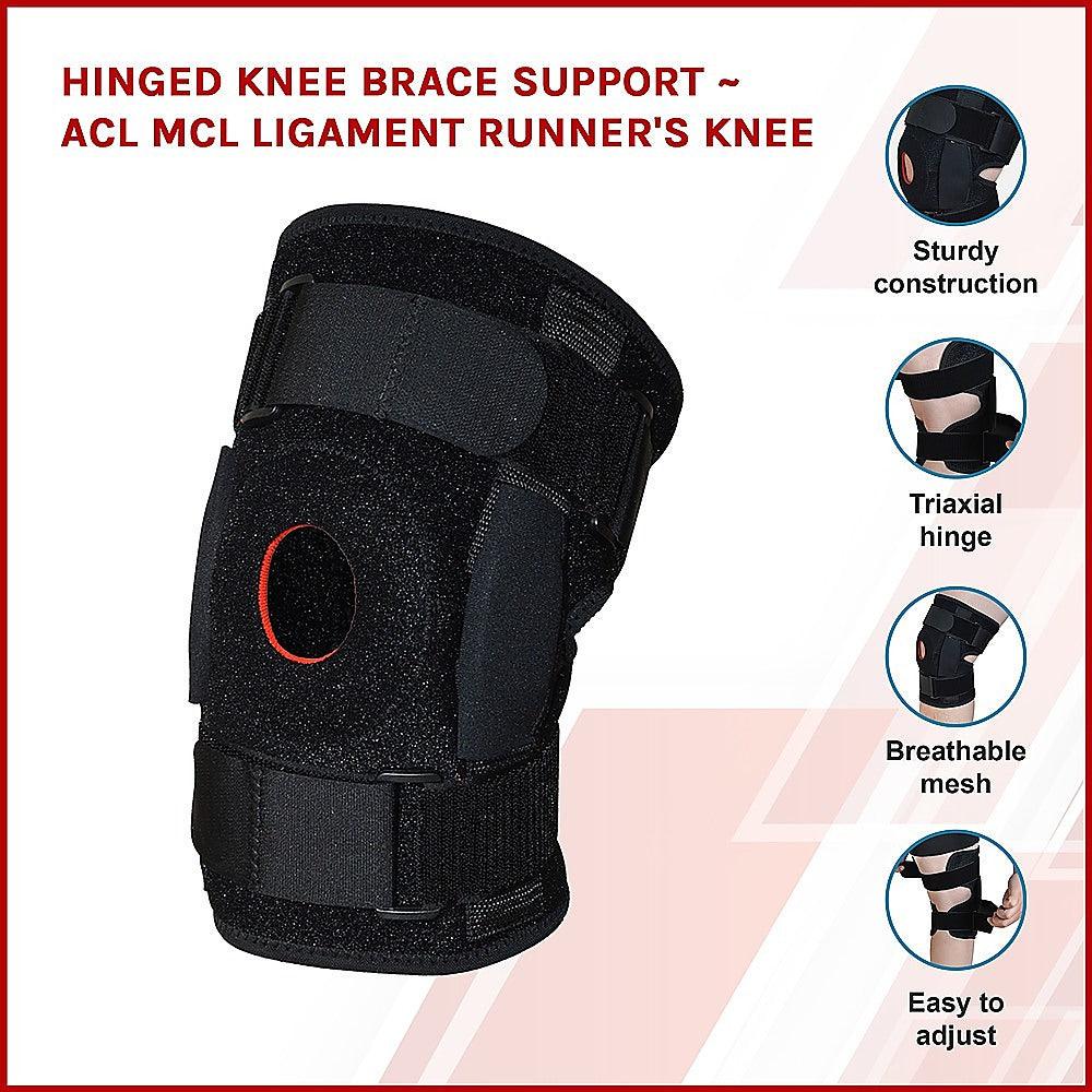 Buy Hinged Knee Brace Support ~ ACL MCL ligament Runner's Knee discounted | Products On Sale Australia