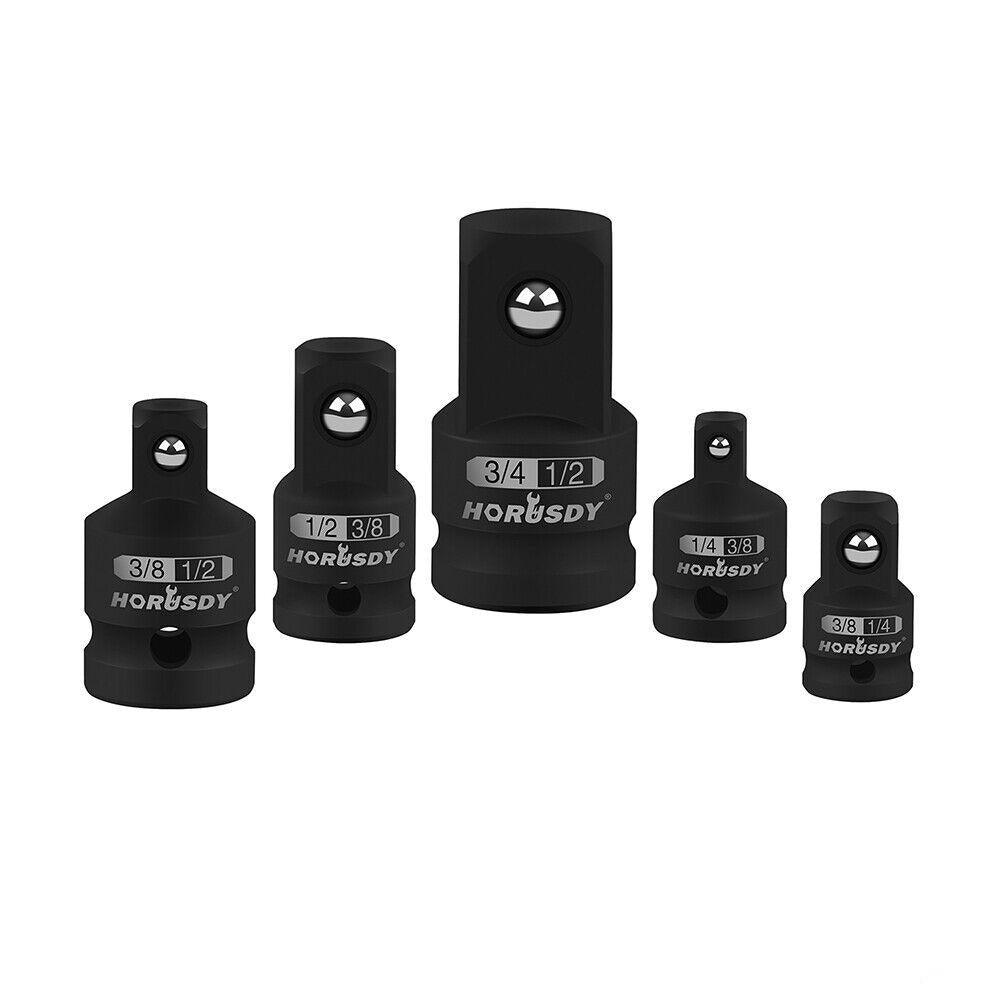 Buy HORUSDY 5Pcs Impact Socket Adapter Set Socket Reducer 1/4 3/8 1/2 Inch Drive discounted | Products On Sale Australia